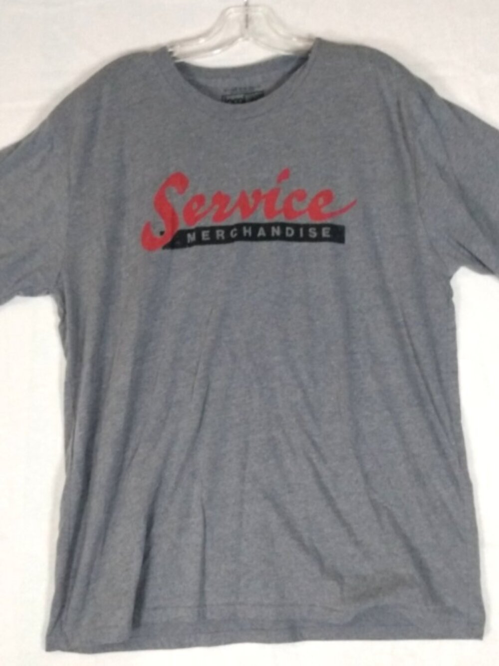 Service Merchandise T-shirt Mens XL Local Vyntage Made In USA Gray Retro Store